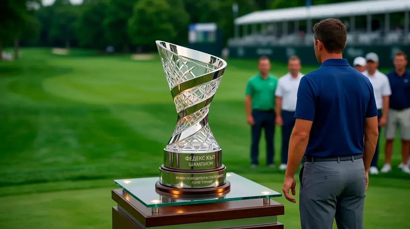 Трофеят на FedEx Cup изложен на турнир