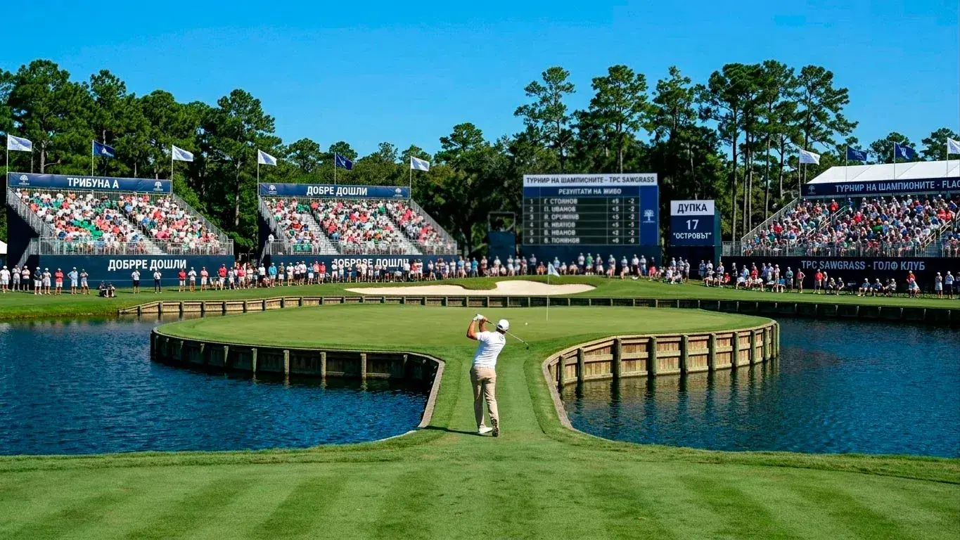 Сцена от Players Championship голф турнир