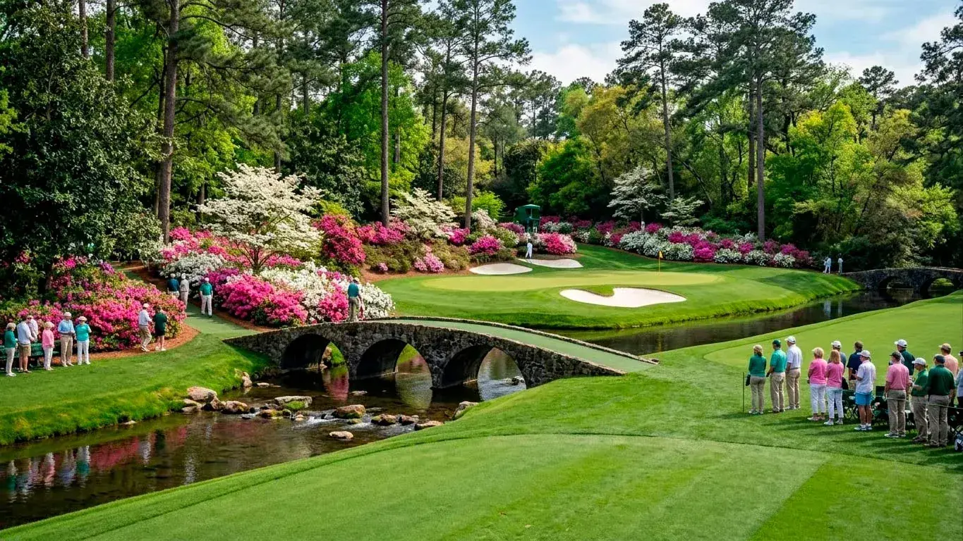 Amen Corner на Augusta National по време на Masters турнир