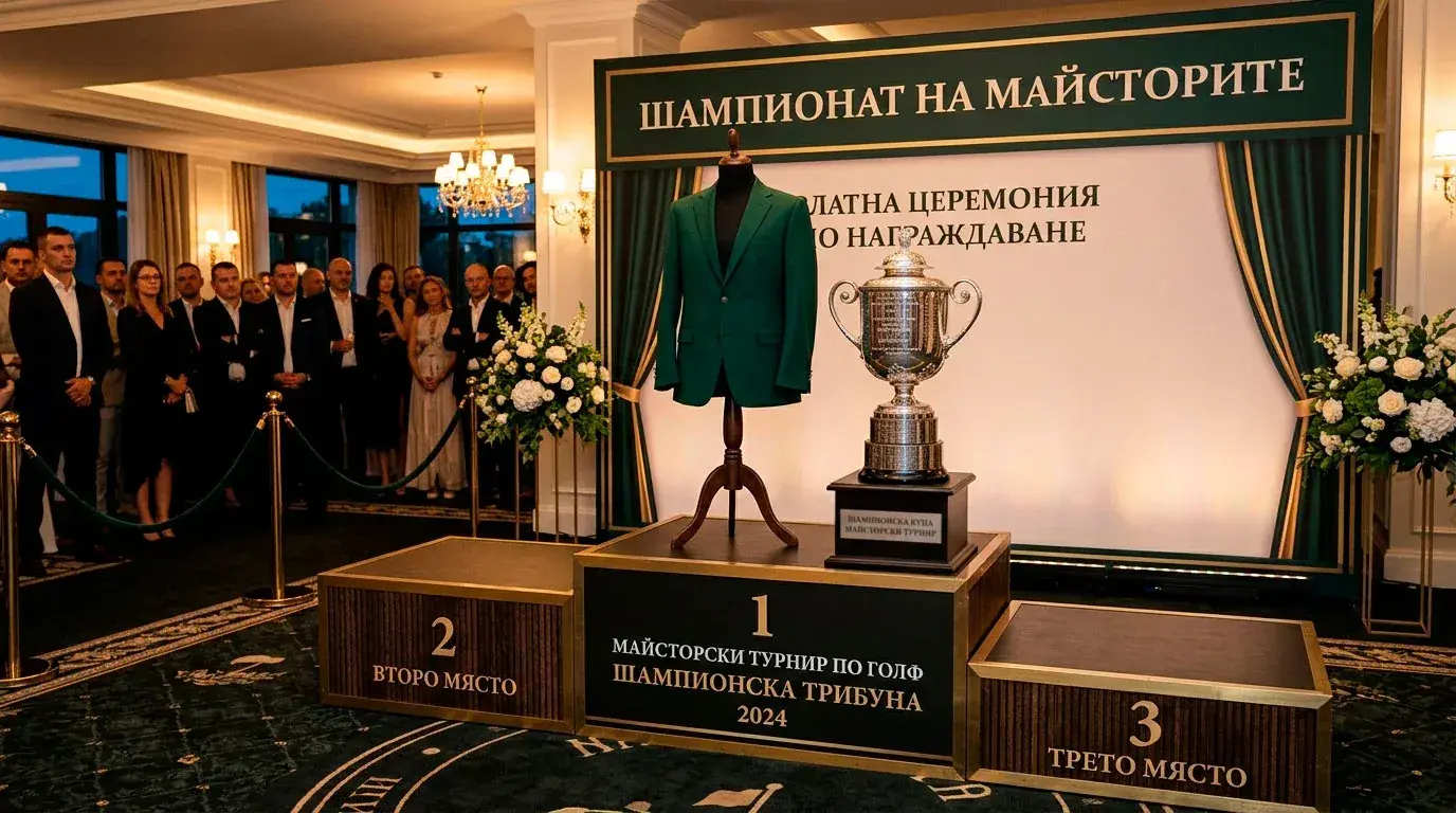 Церемония по връчване на зеления сакo на Masters
