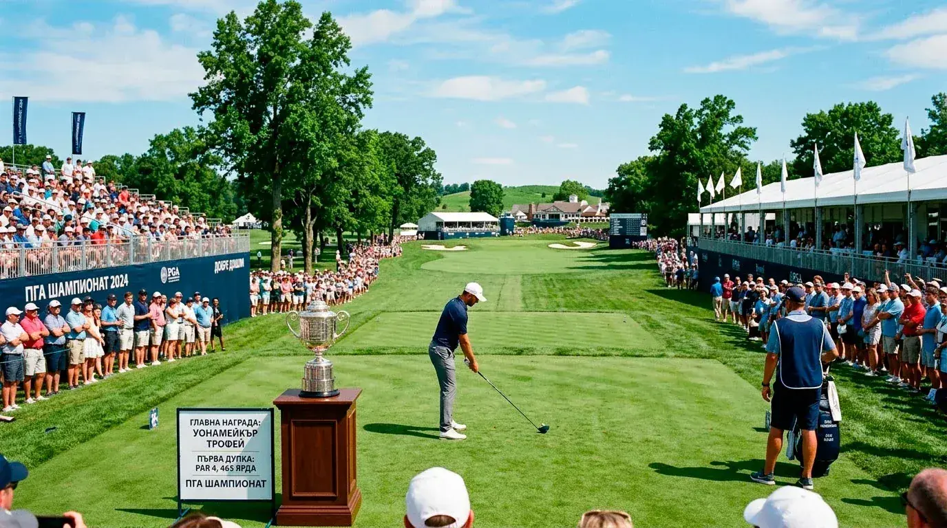PGA Championship залагане — голф игрище подготвено за PGA мейджър