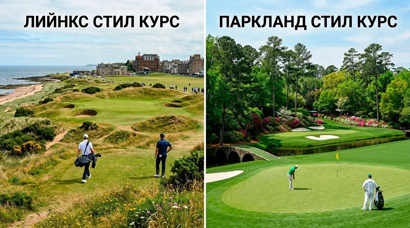 Различни типове голф игрища използвани за PGA Championship