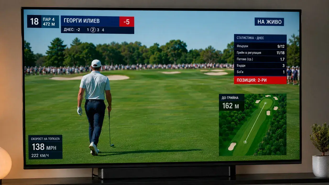 PGA Tour Betcast — специализирано live предаване за голф залагане