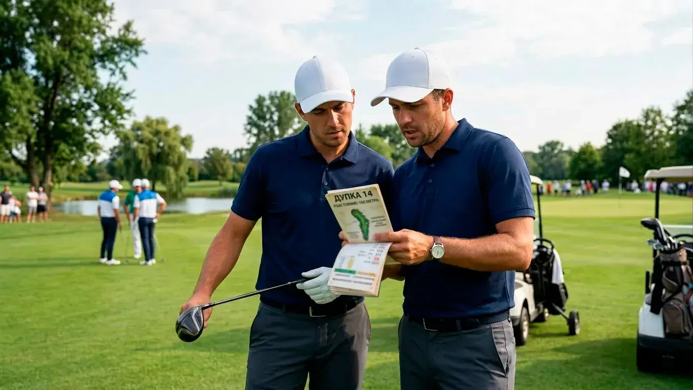Foursome голф формат на Ryder Cup с двама играчи