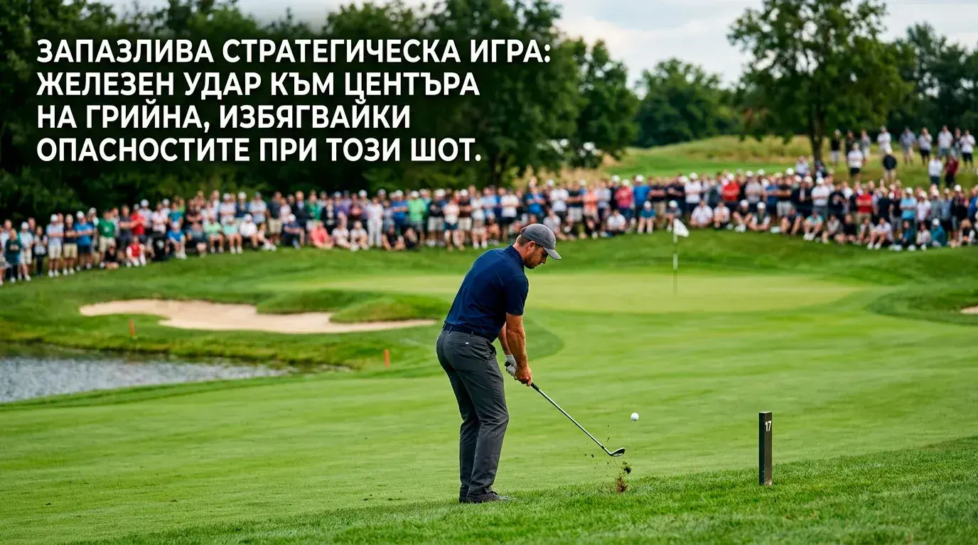 Голфър играе предпазливо с айрън на US Open